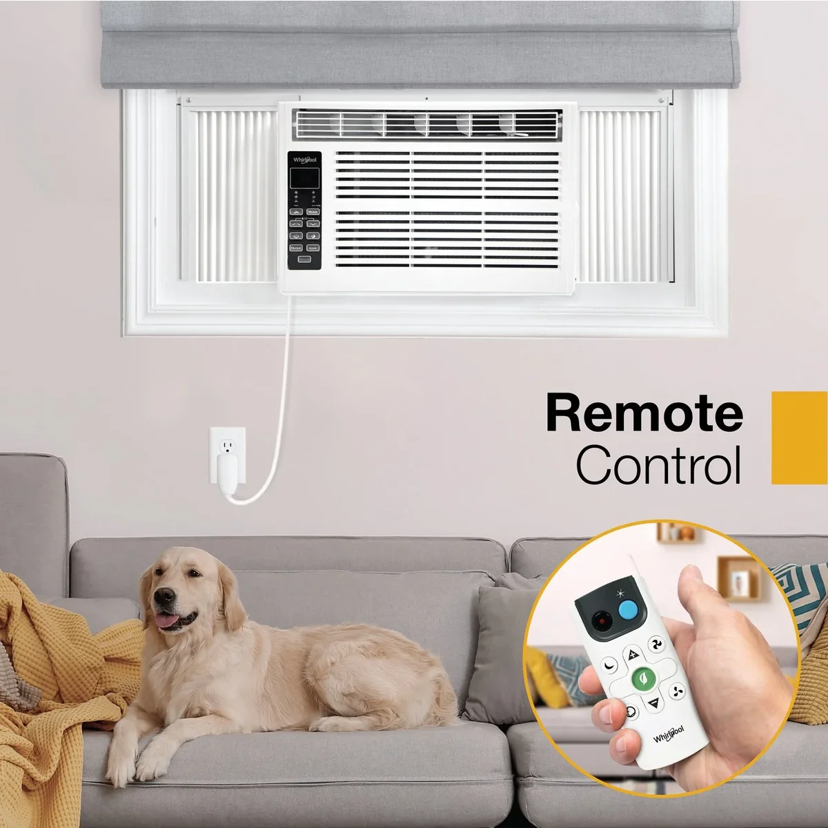 Everdaily Essentials New 8,000 BTU 350 Sq Ft Window Air Conditioner, White Ref. 6527