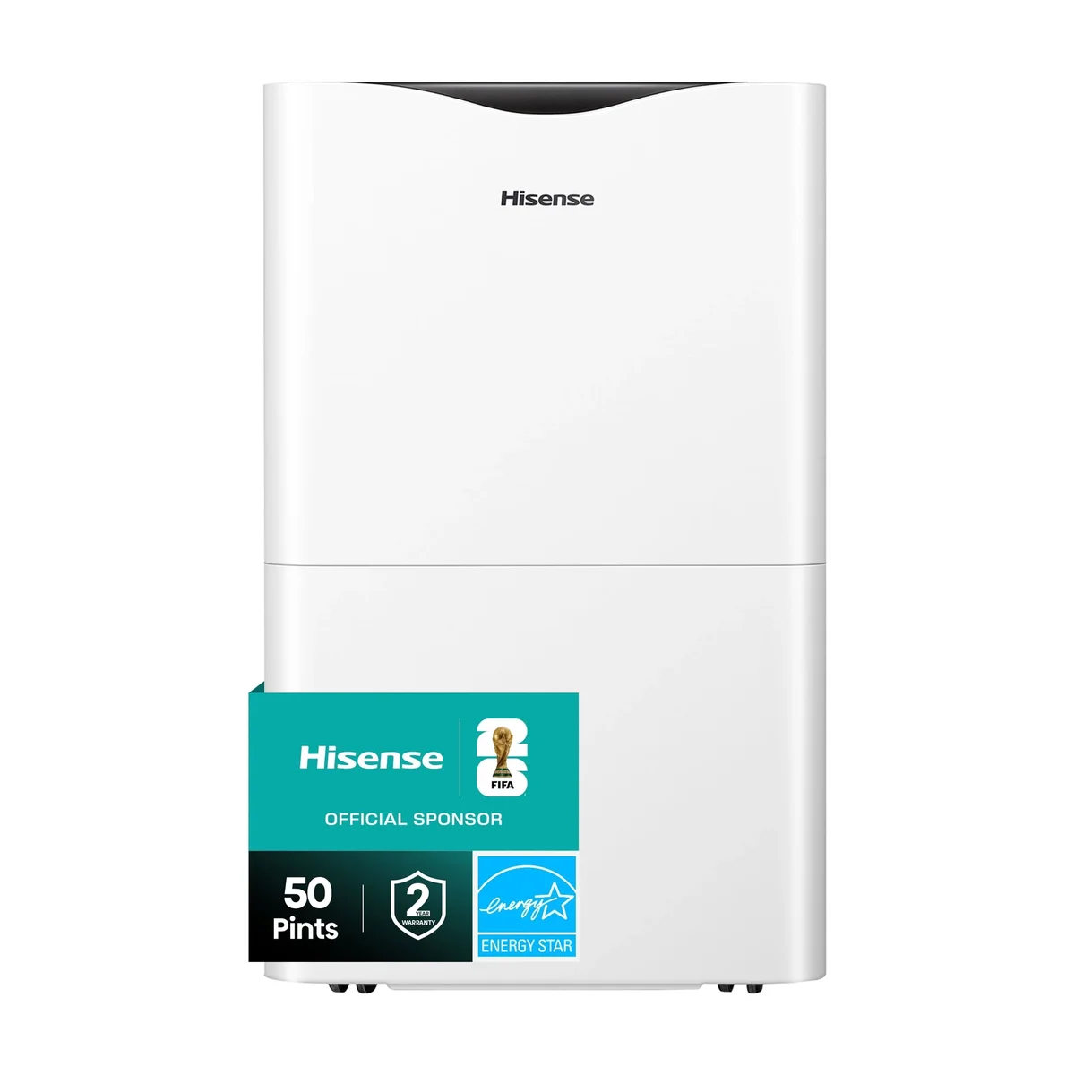 Hisense 50 Pint Dehumidifier 4,500 Sq. Ft for Multi-Scenario Use, Energy Star Certified, Easy Carry Handle, Low Noise Operation, Hassle-Free Wate 1234