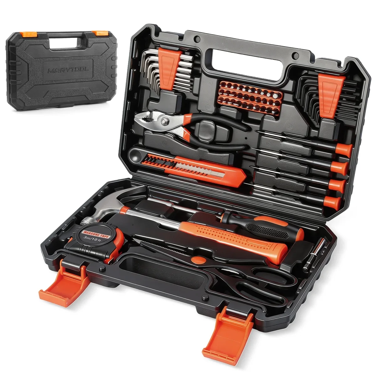 Anqdy 57-Piece Tool Kit for Household Repairs 5440