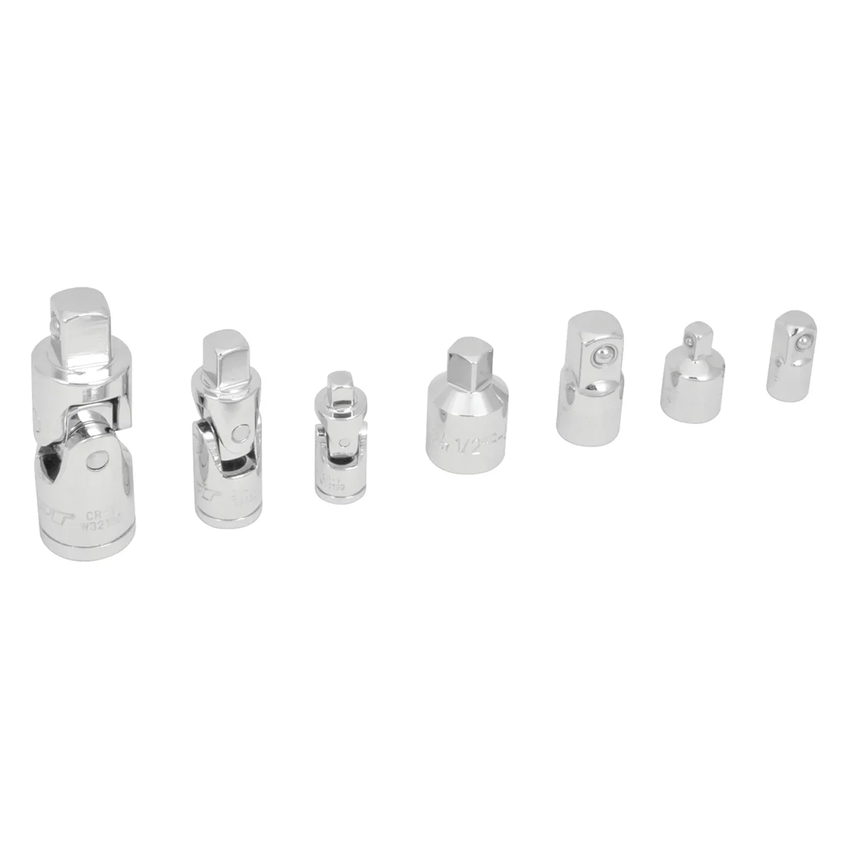 Performance Tool W30935 7 Piece Socket Adpater and U-Joint Set 0388