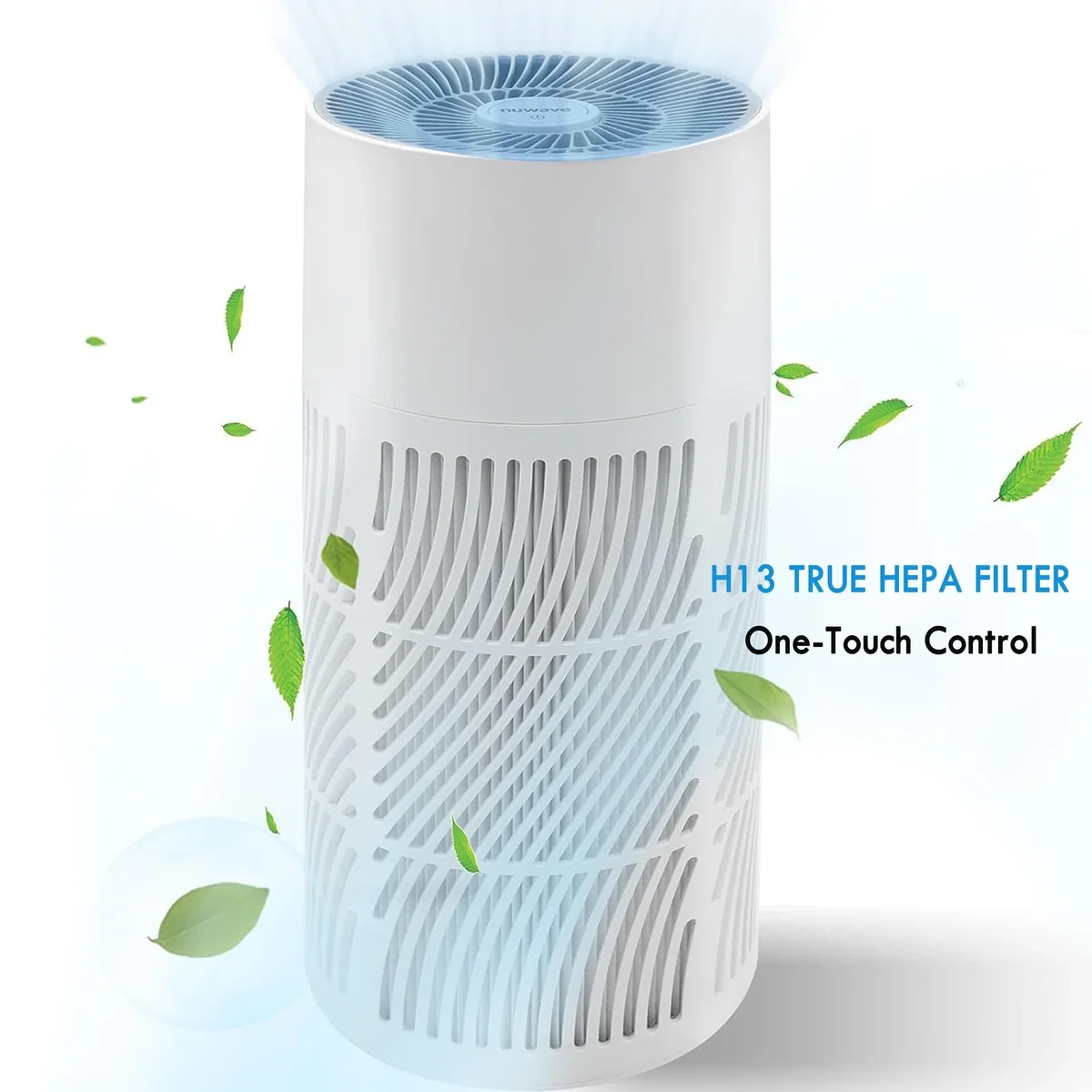 NuWave Oxypure Air Purifier For Home, 3XL H13 HEPA Filter for Home Bedroom, 17 DB 360° Air Cleaner Quiet for Bedroom Office Room, Energy Star, L 8544