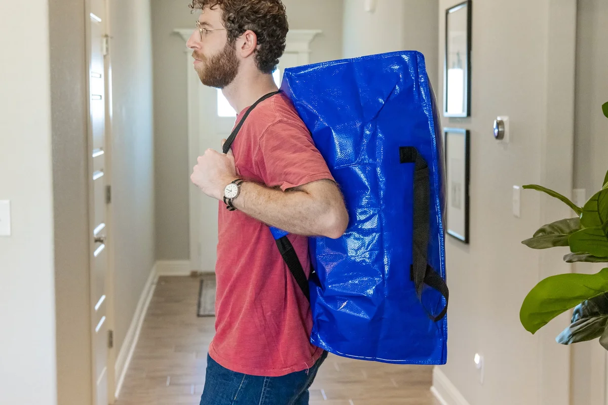 Hyper Tough Heavy Duty Moving and Packing Bags with Backpack Straps, 35 lb Capacity, 2-Pack 5902