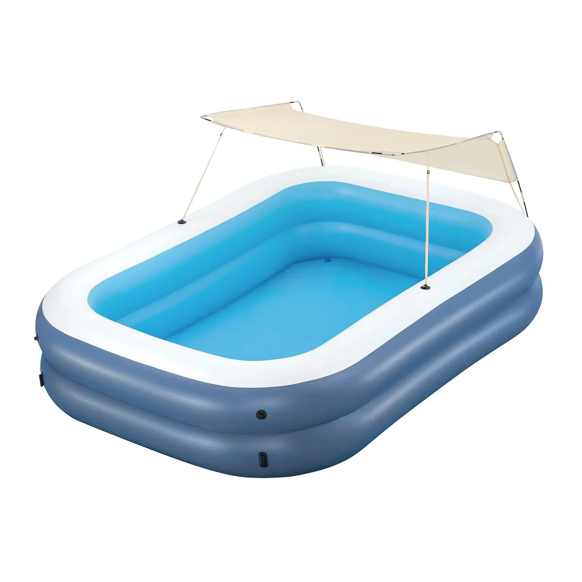 Bestway H2OGO! 8 Foot 4 Inch by 70 Inch Summer Bliss Shaded Inflatable Pool 0199