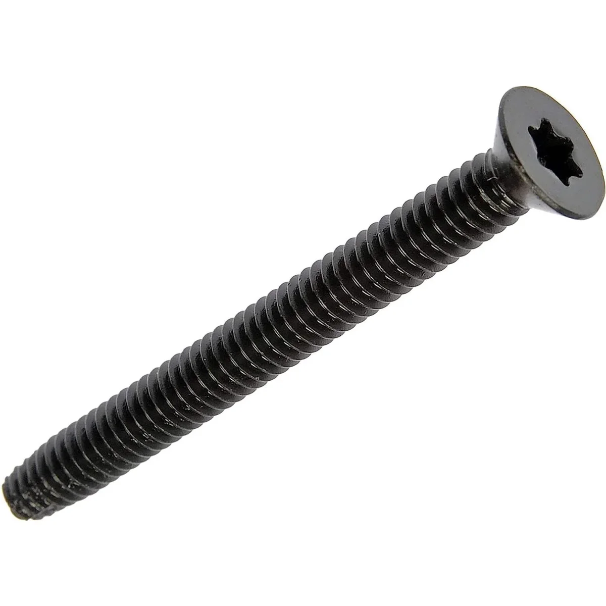 unknown 100 Qty 1/4-20 x 2-1/2" Flat Head Thread Cutting Floor Board Trailer Deck Screws | Black Phosphate | T30 Star Drive | Type F (BCP1221) 0651