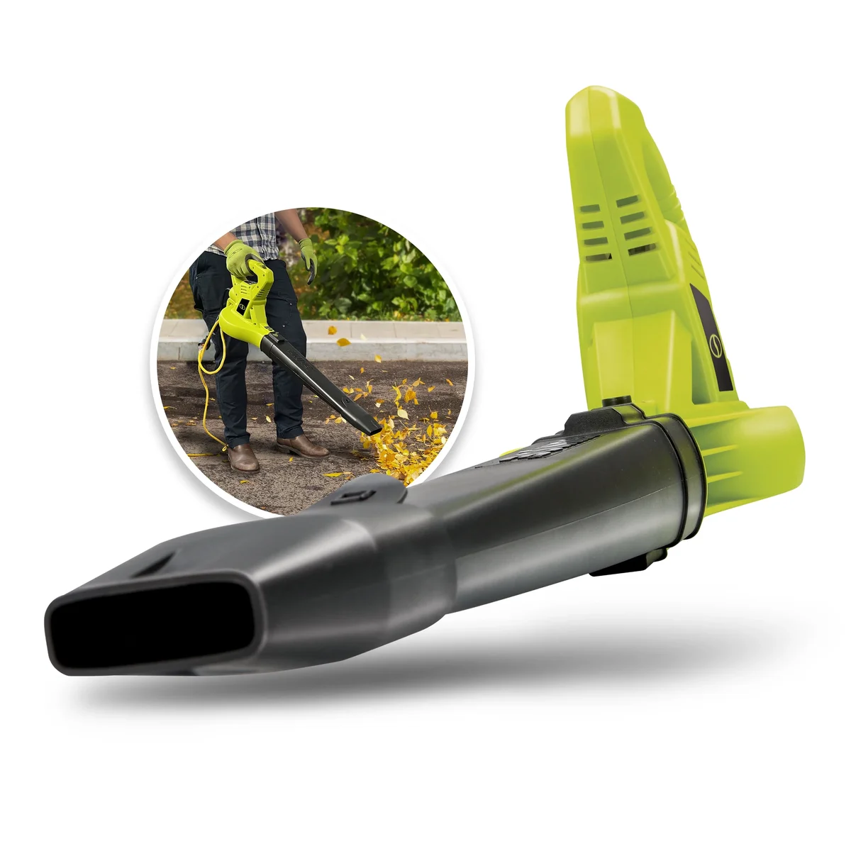 Everdaily Essentials Open Box 2-Speed Electric Leaf Blower, 215mph, 240cfm, 10-Amp 1807