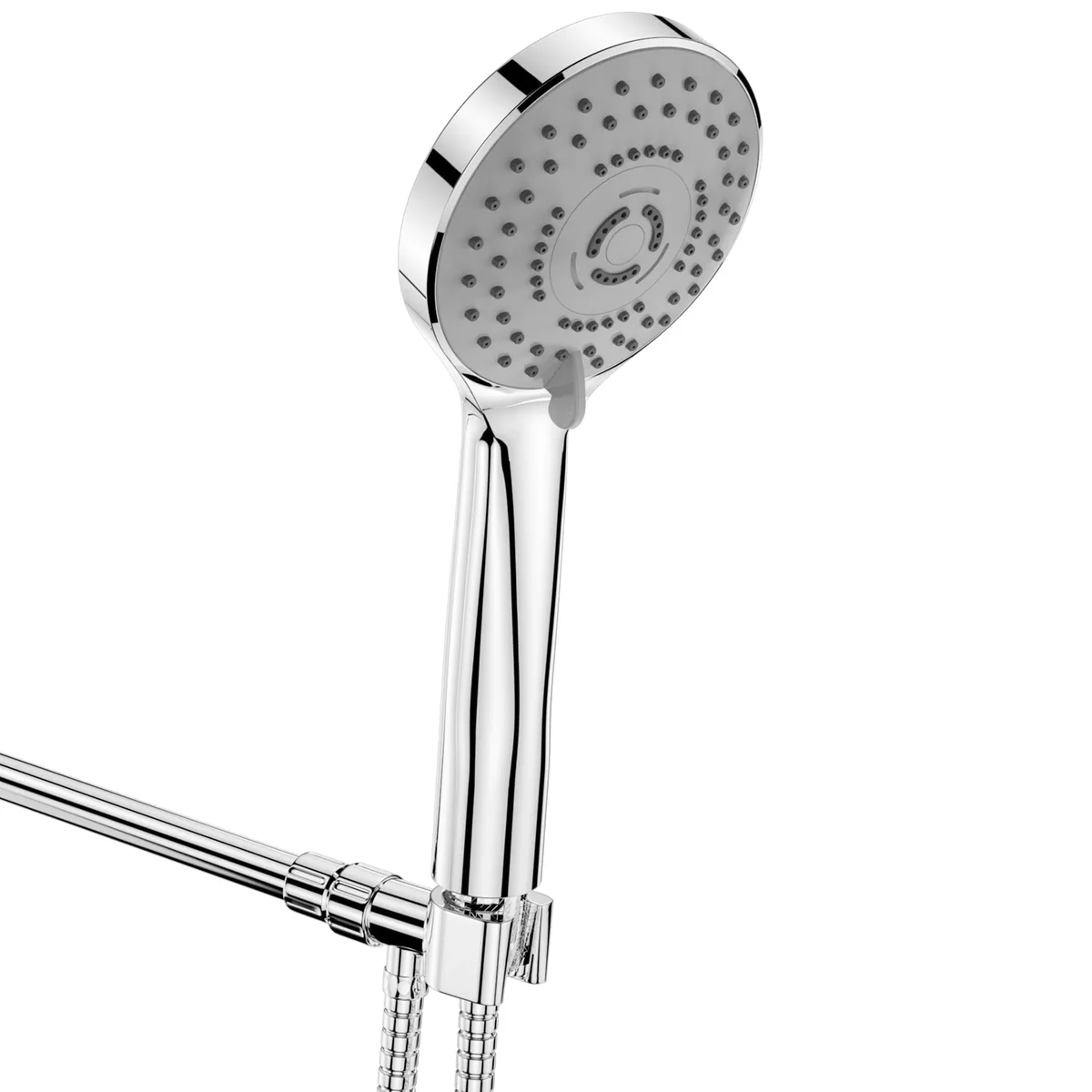 Aiqeek RV Shower Head with Handheld Rain Shower head with 60" Hose and Adjustable Brass Joint Holder- Detachable Heads for Bathroom Upgrade 0647