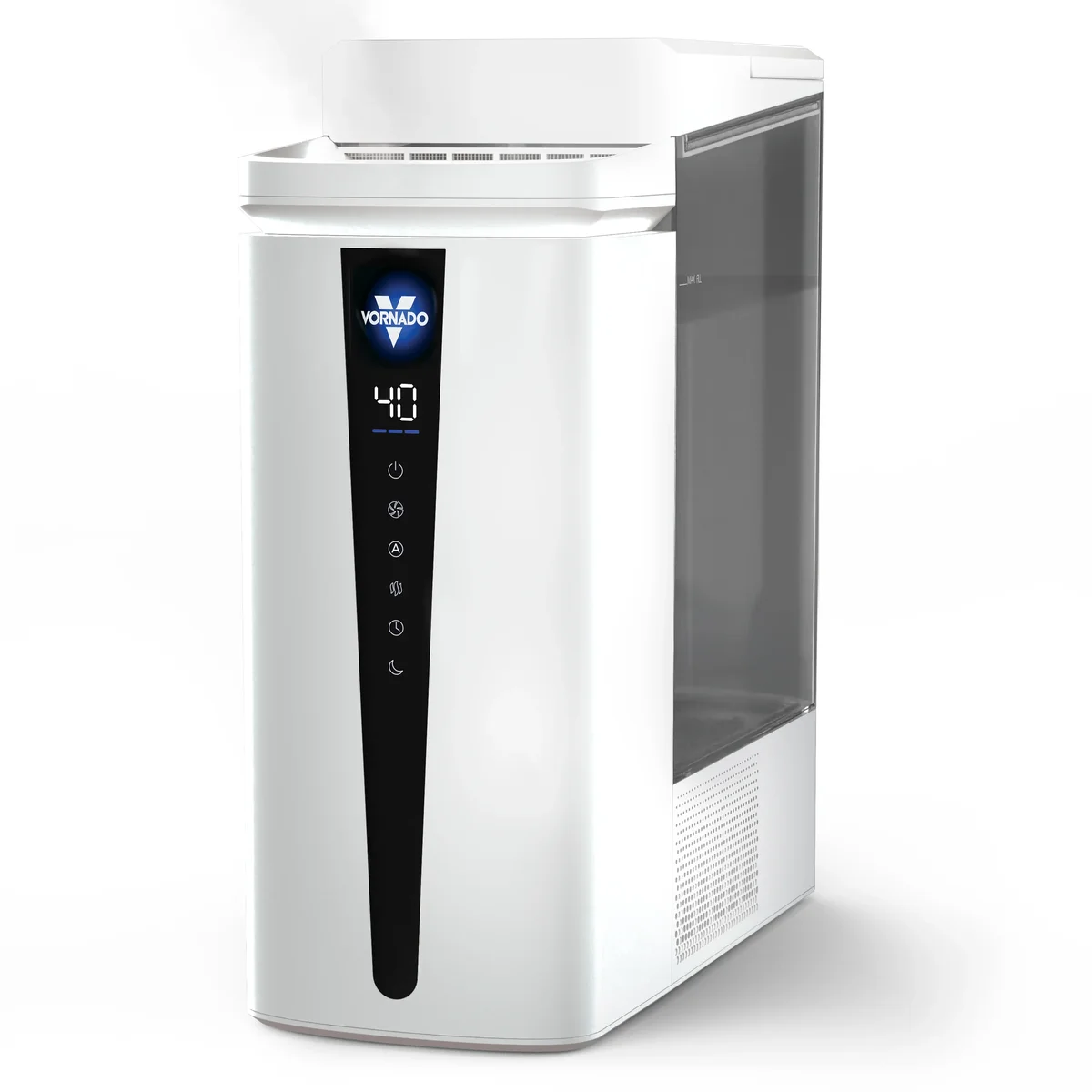 Vornado MISTIC 8 Whole Room Ultrasonic Humidifier, Top-Fill, Aromatherapy, 2-Gallon Tank, 3-Gallon Output, Warm or Cool Mist Humidifier, Automati 9509
