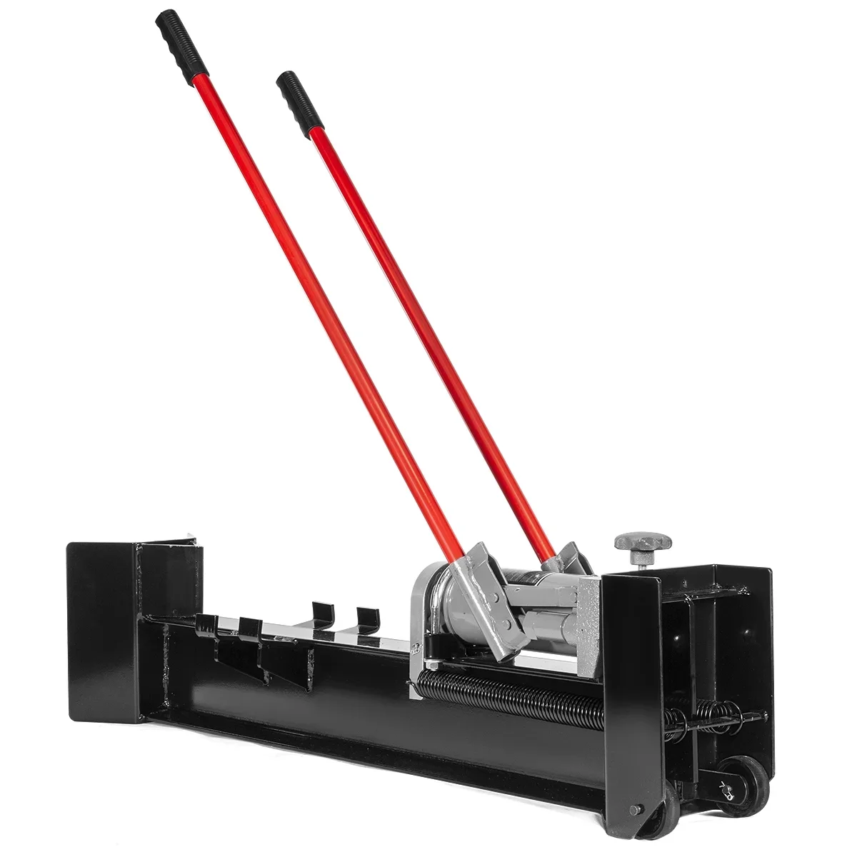 XtremepowerUS Hydraulic Log Splitter Manual 12 Ton Steel Beam - Wheeled Heavy Duty - 1 Pack 5264