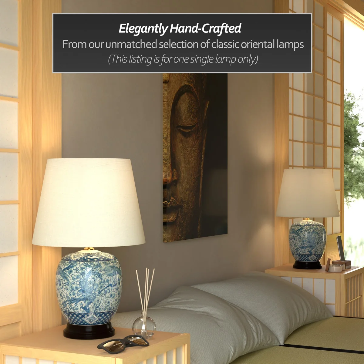 Red Lantern Table Lamps 0649
