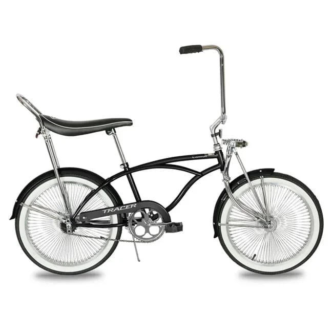 Tracer Bikes Tracer Tamron 20 Inch Lowrider Cruiser Bike - 140H Wheel with Banana Seat - Matte Black 3836