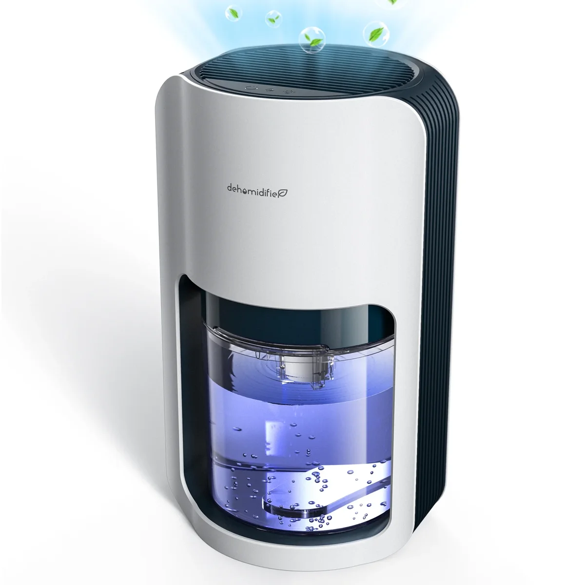 KLOUDIC 1200ml Ultra Quiet Dehumidifier with Automatic Defrosting for Home, 480 Sq ft 0683