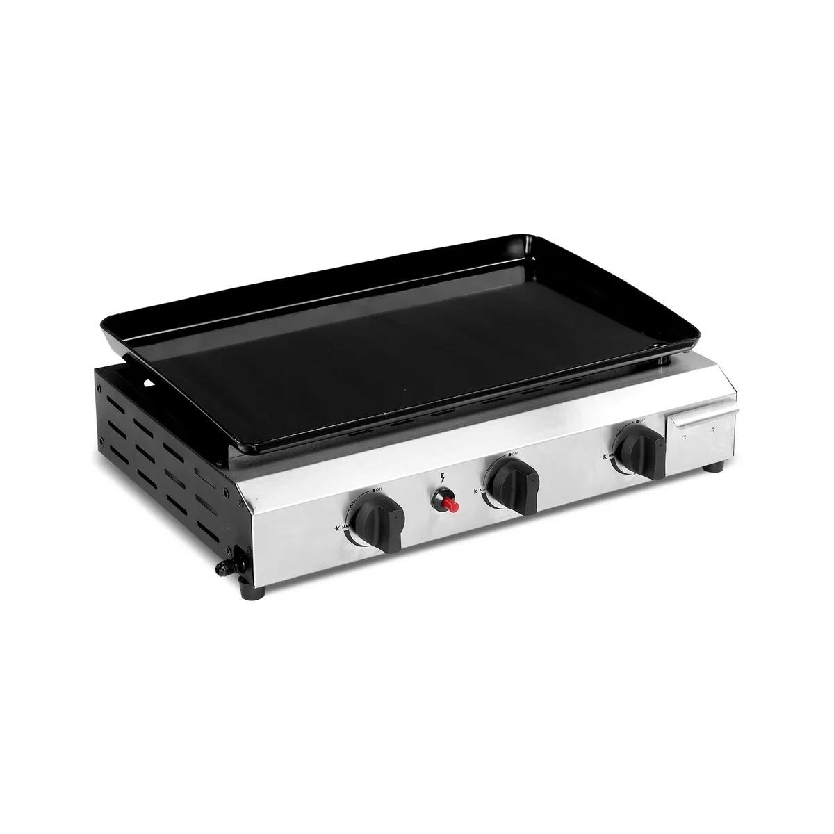 Everdaily Essentials 3-Burner Griddle Flat Top Grills Tabletop Griddle Propane for Outdoor Cooking Ref. 6693