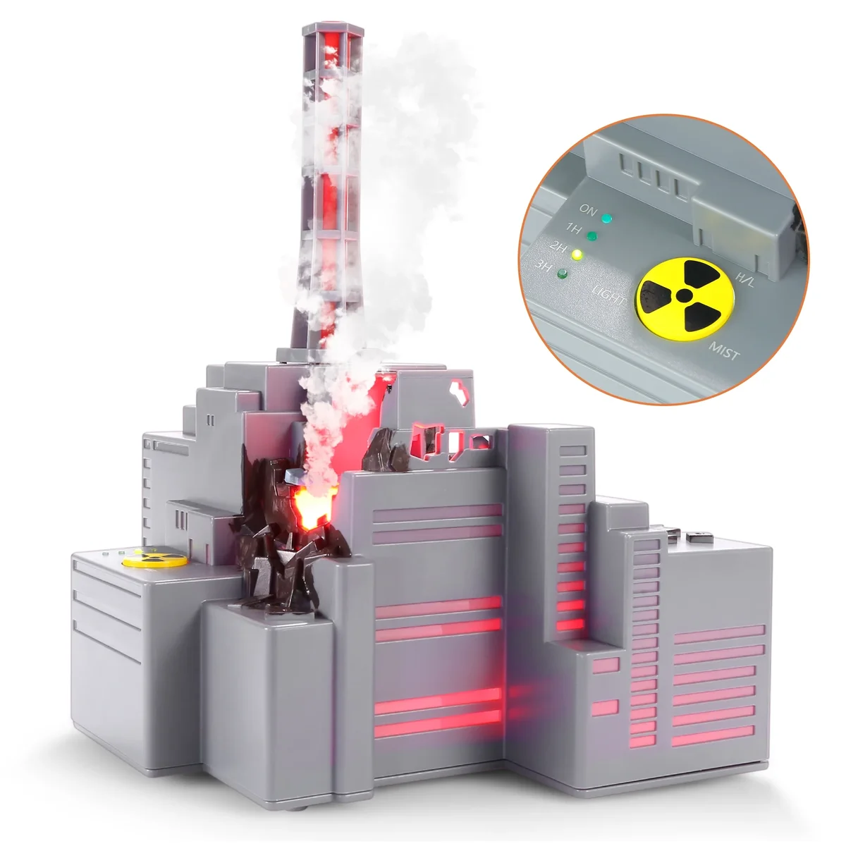 HOM Chernobyl Smart Humidifier & Diffuser – Ultrasonic Mist Machine with Aromatherapy, App Control, LED & Auto Shut-Off 2422