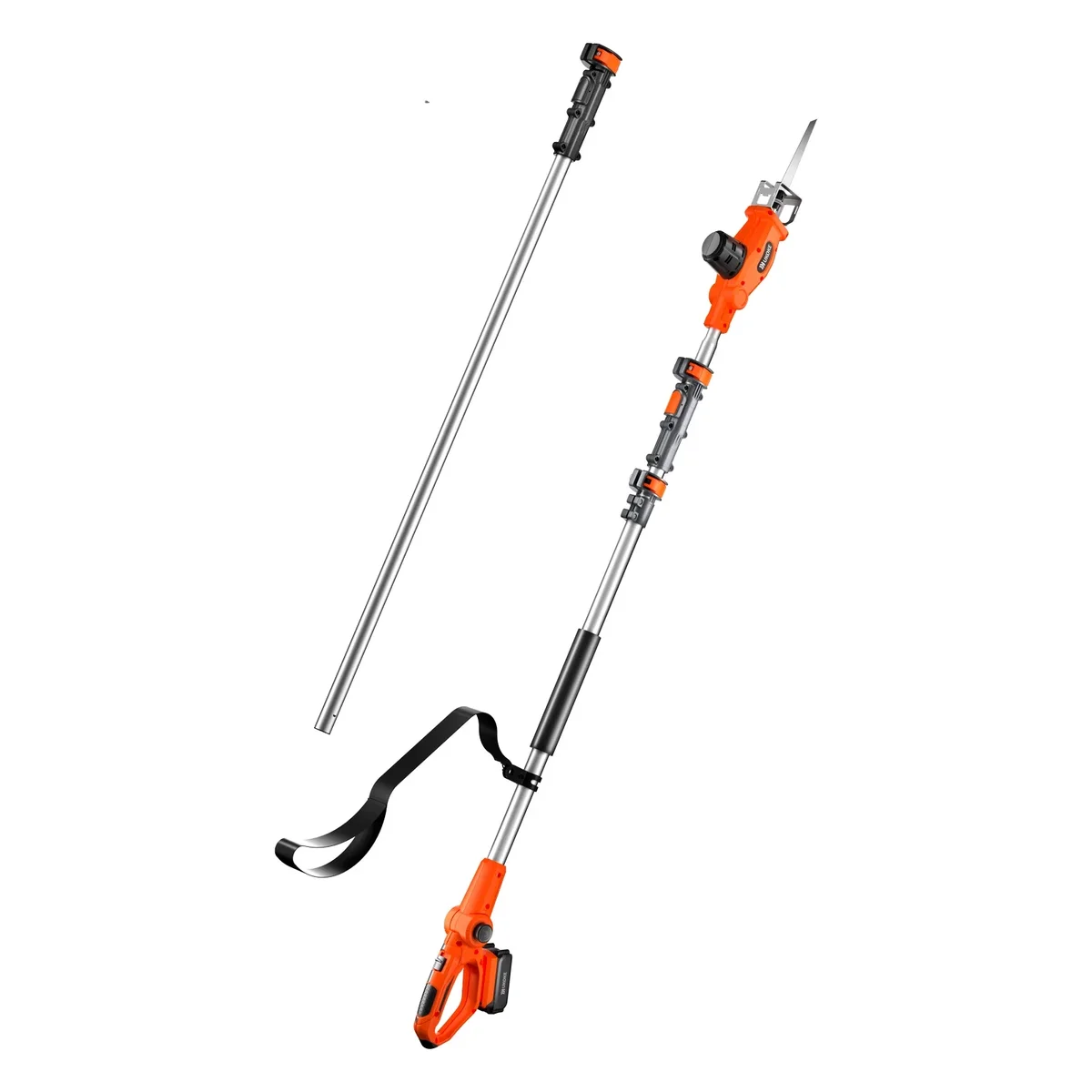 Ukoke 8.3" 20V Battery Powered Extendable Pole Pruning Saw, Cordless w/Replaceable Blade 1043