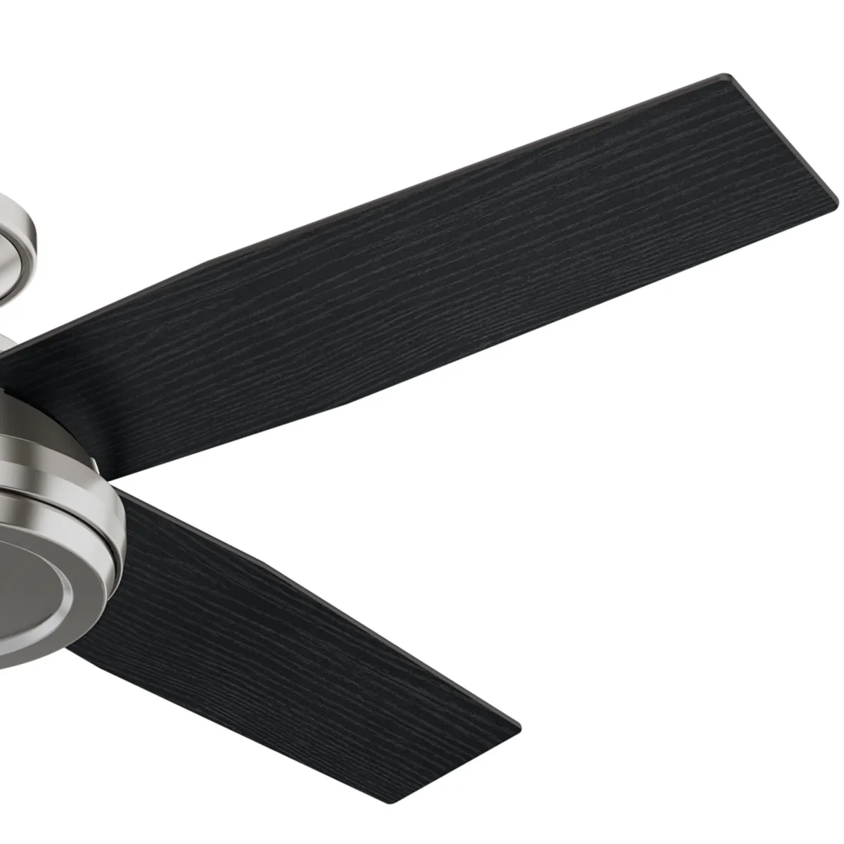 Everdaily Essentials 52 inch Indoor Ceiling Fan Light with Remote Control - Modern Ceiling Fan without Light, Low Profile Mount, 4 Blades, For Bedroom, Living Room, o Ref. 1382