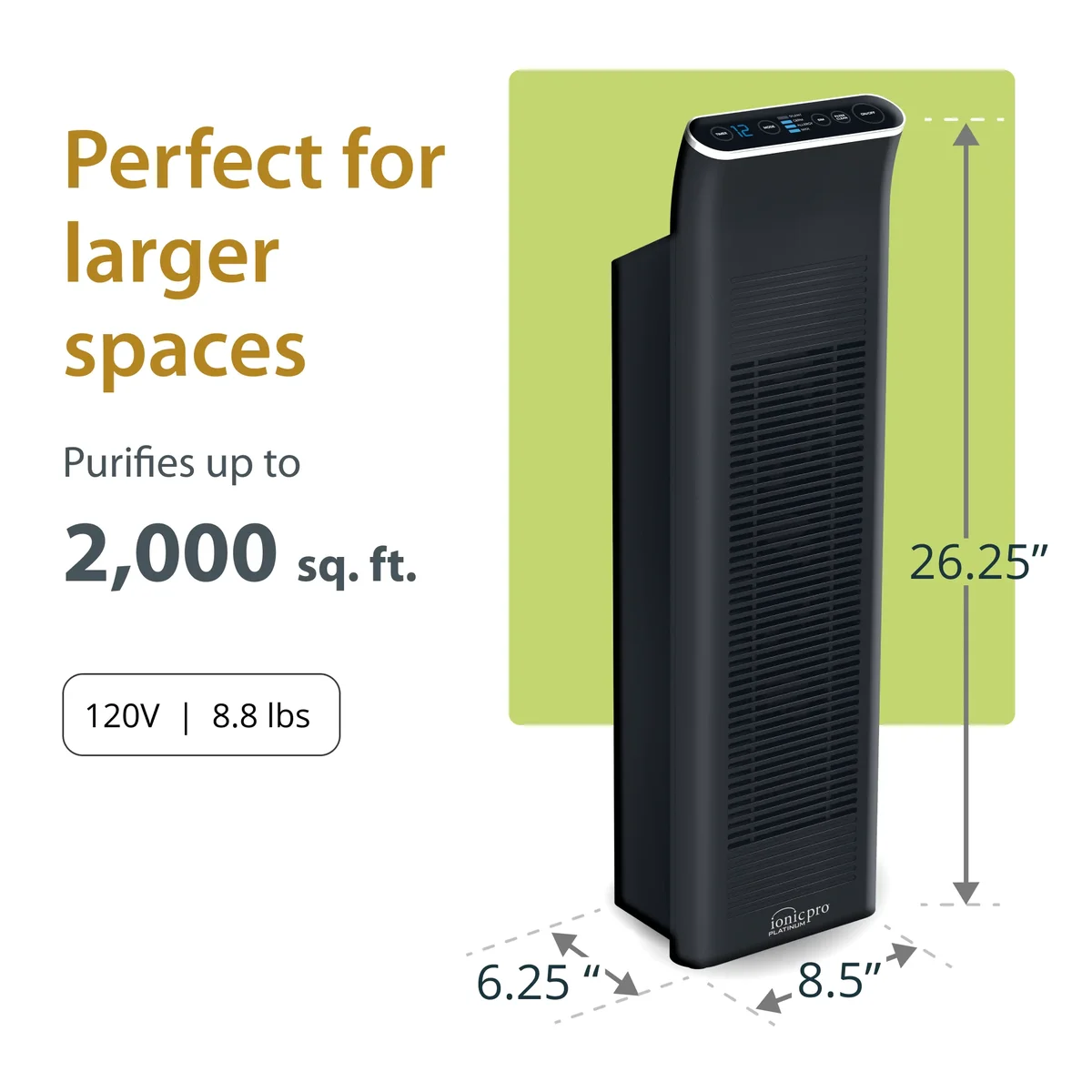 Ionic Pro Platinum Air Purifier with Blade Filter 4615