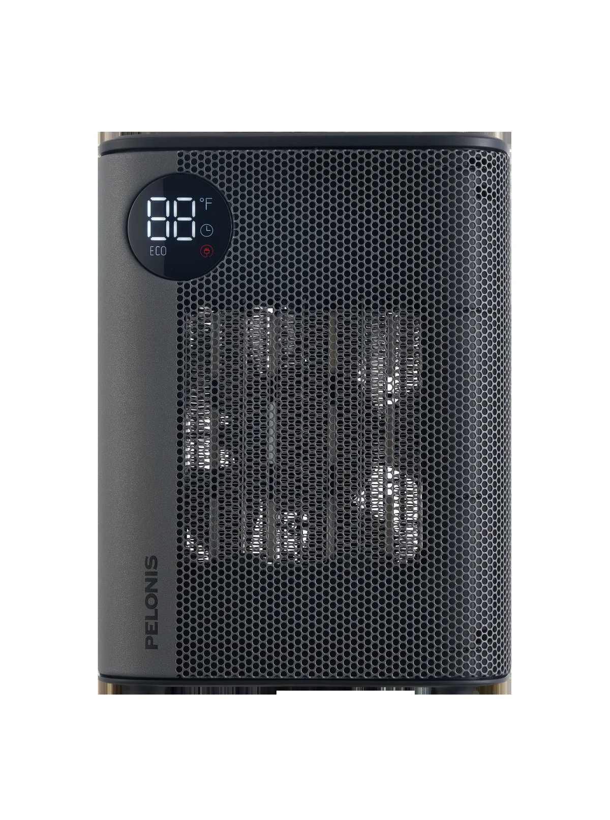Pelonis PSHC09D2SB Desktop Digital Ceramic Heater with Digital Thermostat and Remote Control, Black 5275