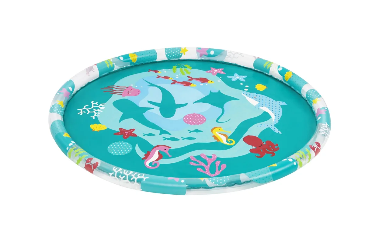 H2OGO! 65" Underwater Sprinkler Splash Kiddie Pool 7086
