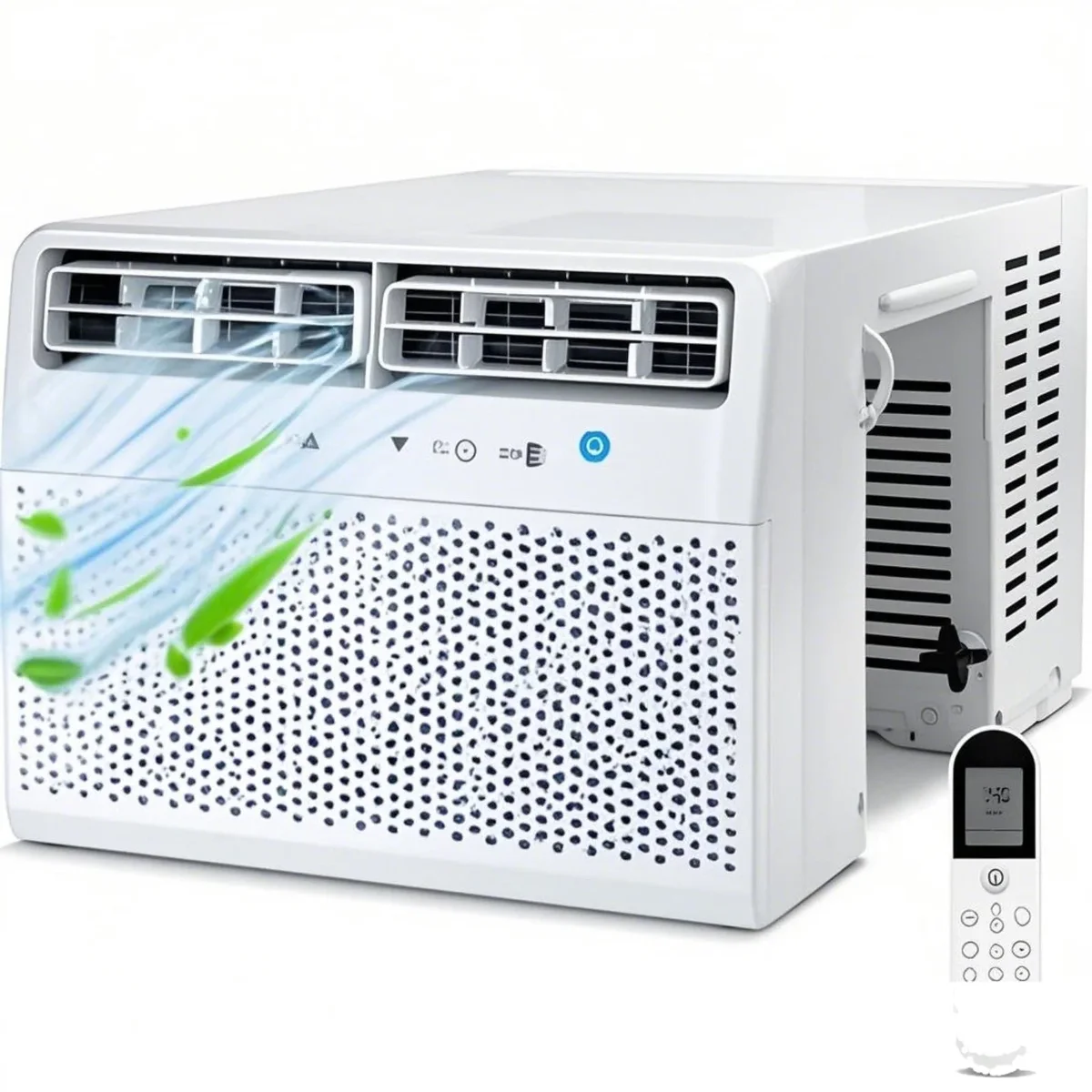 Havato Window Air Conditioners 12,000 BTU , 6-In-1 Window AC Units, Remote Control, up to 650 sq ft, White 0714