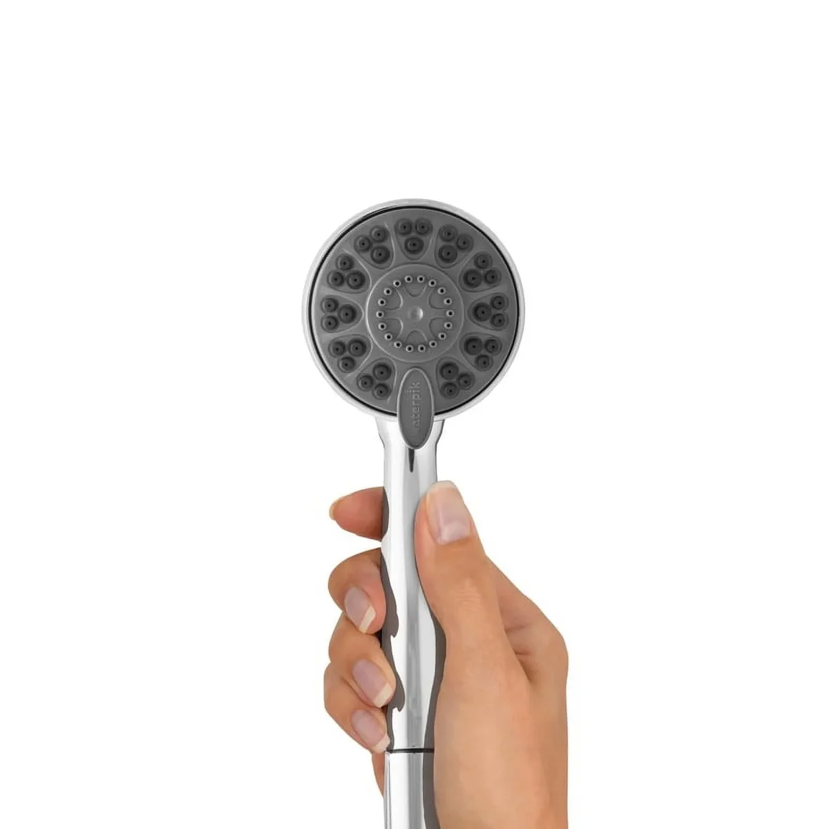 Everdaily Essentials Hand Held Shower Head, 4 Spray Settings, Chrome, ETC-443E Ref. 8322