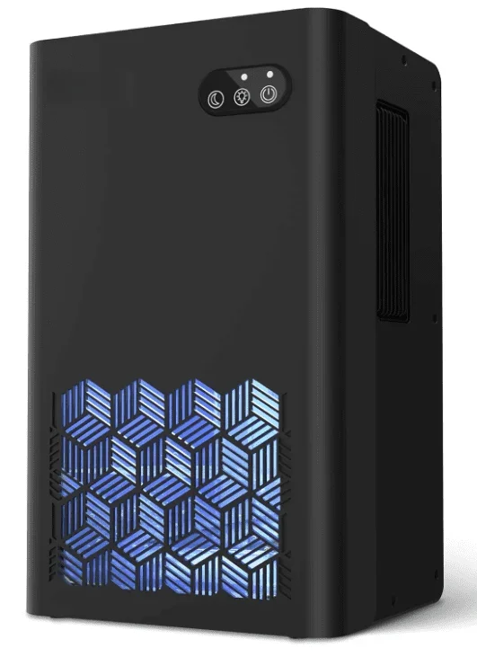 DARKIRON Dehumidifier for Home, 1000 sq. ft Dehumidifier for Basement Bedroom Bathroom, 95 OZ Water Tank, Auto Shut Off, 7-Color LED Light (Black 9904