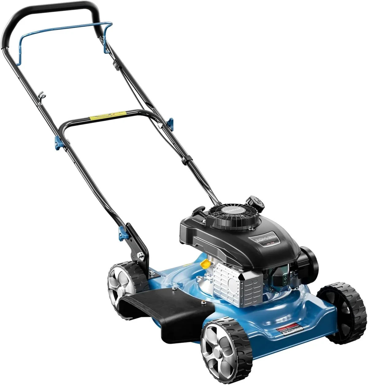 Datingday 20-Inch 144cc 4-Stroke Gas Push Lawn Mower, Lightweight Hand Push Mower with 7-Inch Wheels, Ideal for Small Yards Under 1/4 Acre 7303