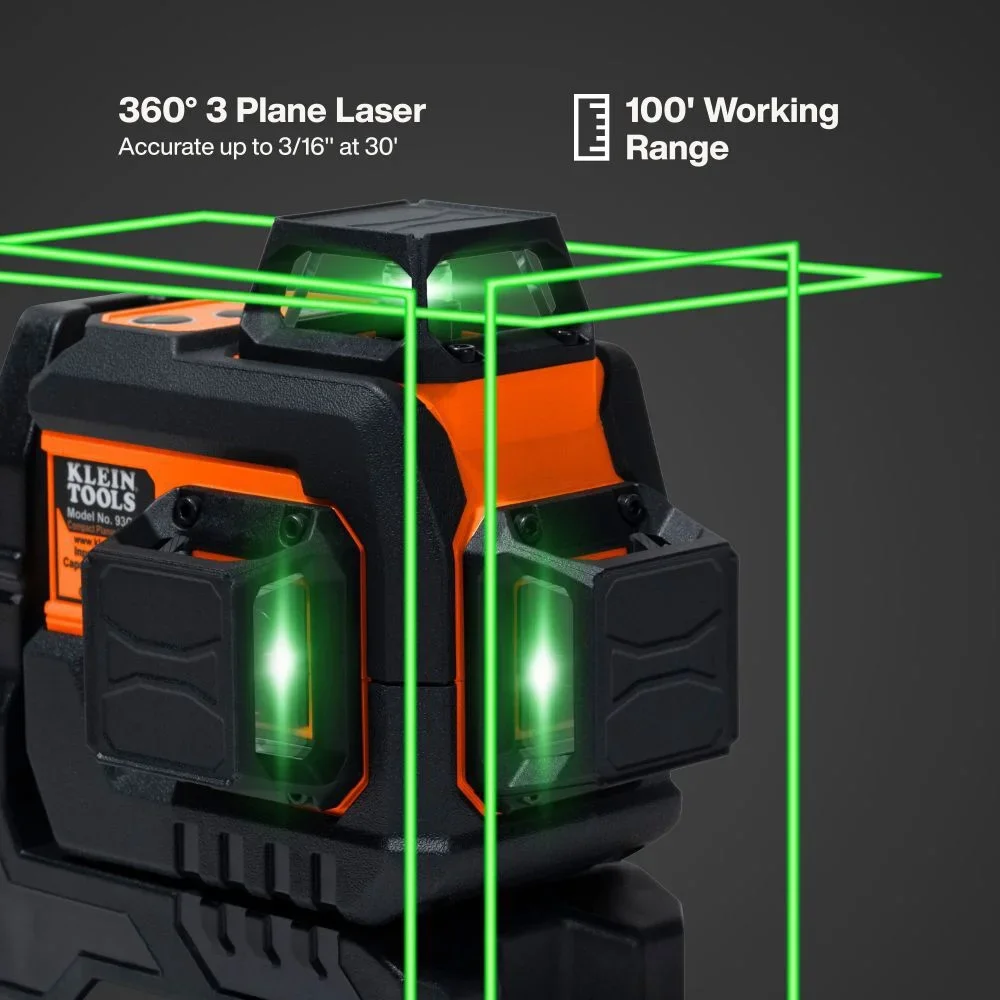 Klein Tools Compact Green Planar Laser Level 9689