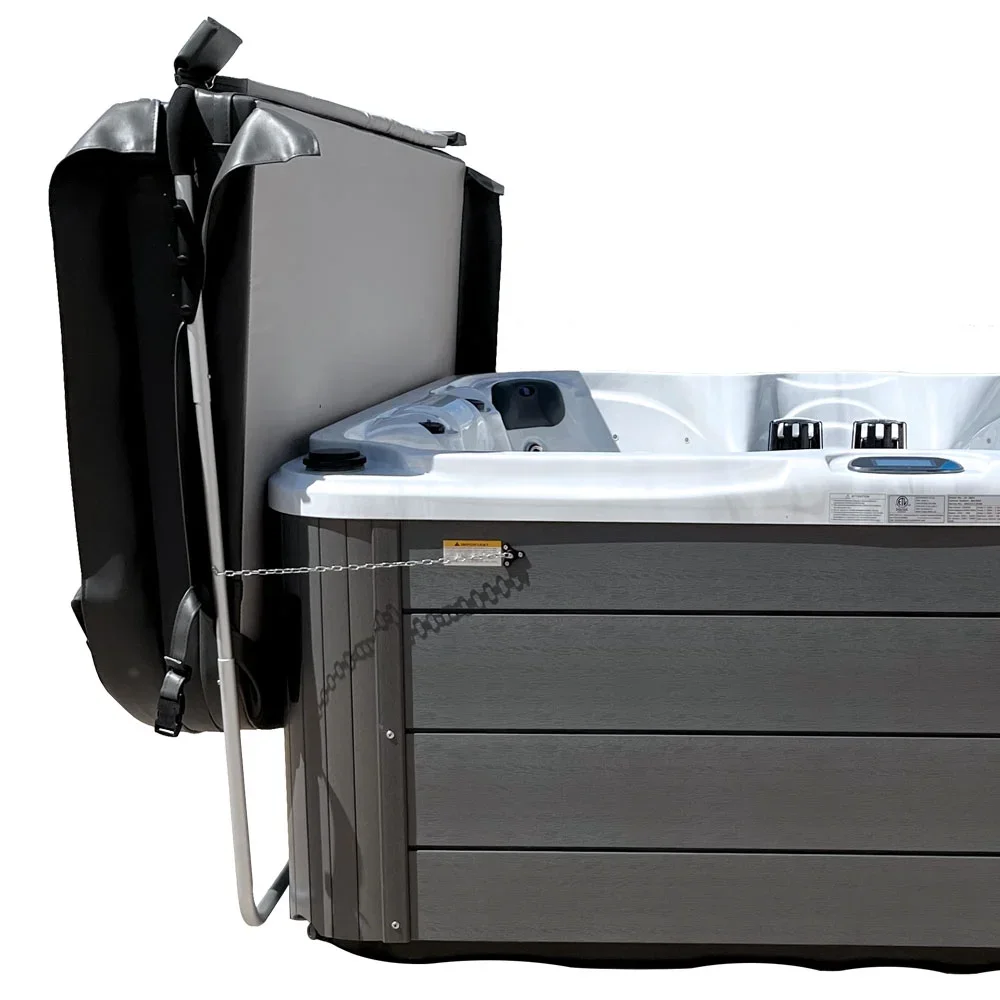Everdaily Essentials Cover Lifts Fold Bottom or Deck Mount Spa & Hot Tub Cover Lift Removal Silver 11.53 lb Ref. 5697