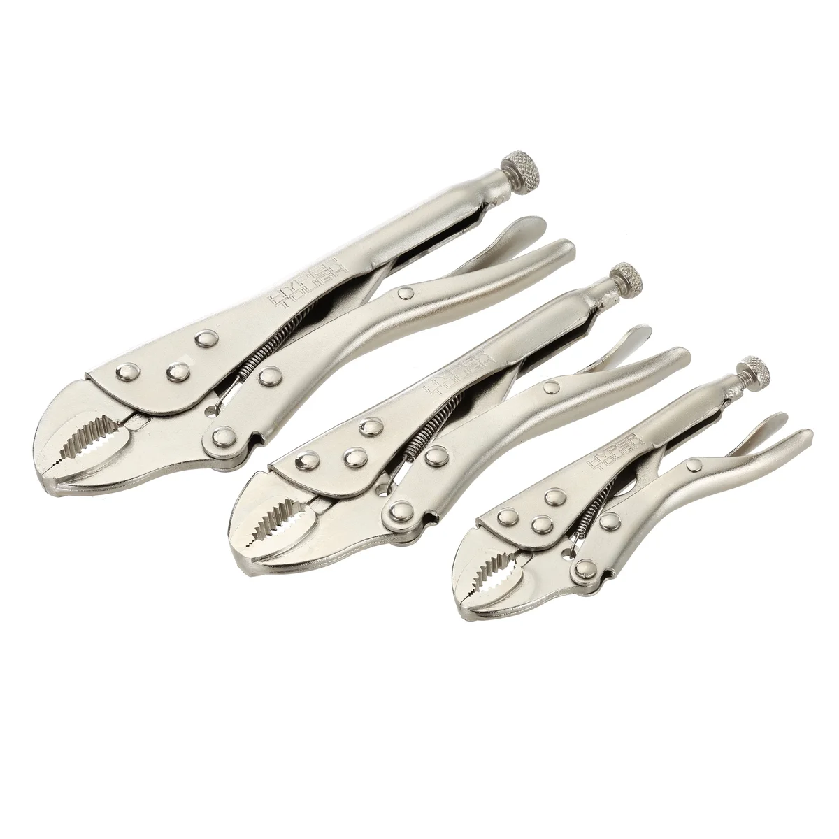 Hyper Tough 3 Piece Locking Plier Set with Quick Release Latch 9218