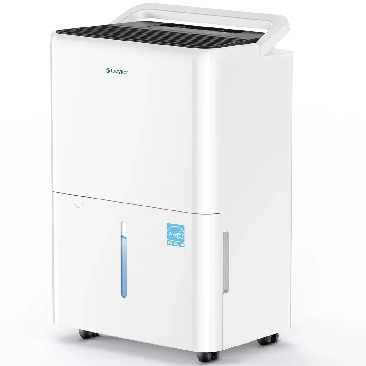 Waykar 30 Pint Dehumidifier for Home & Basements, (10 Pint DOE) Up to 2000 Sq. Ft, Energy Star, Continuous Drain Hose 4217