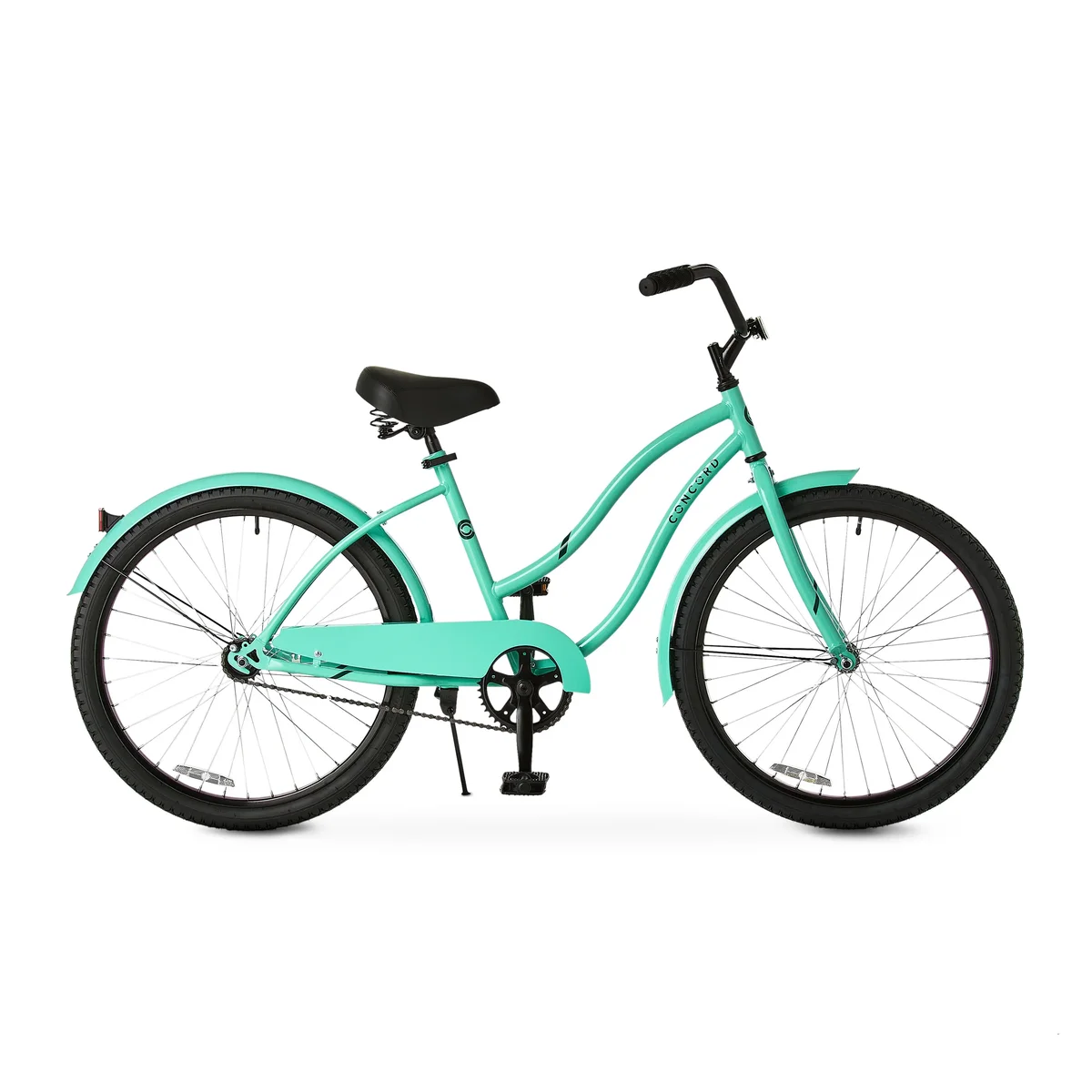 Concord Bikes Concord 24" Pacifica Cruiser Bicycle, Fits Riders 4'6" - 5'6", Teen, Unisex, Sea Green 9090