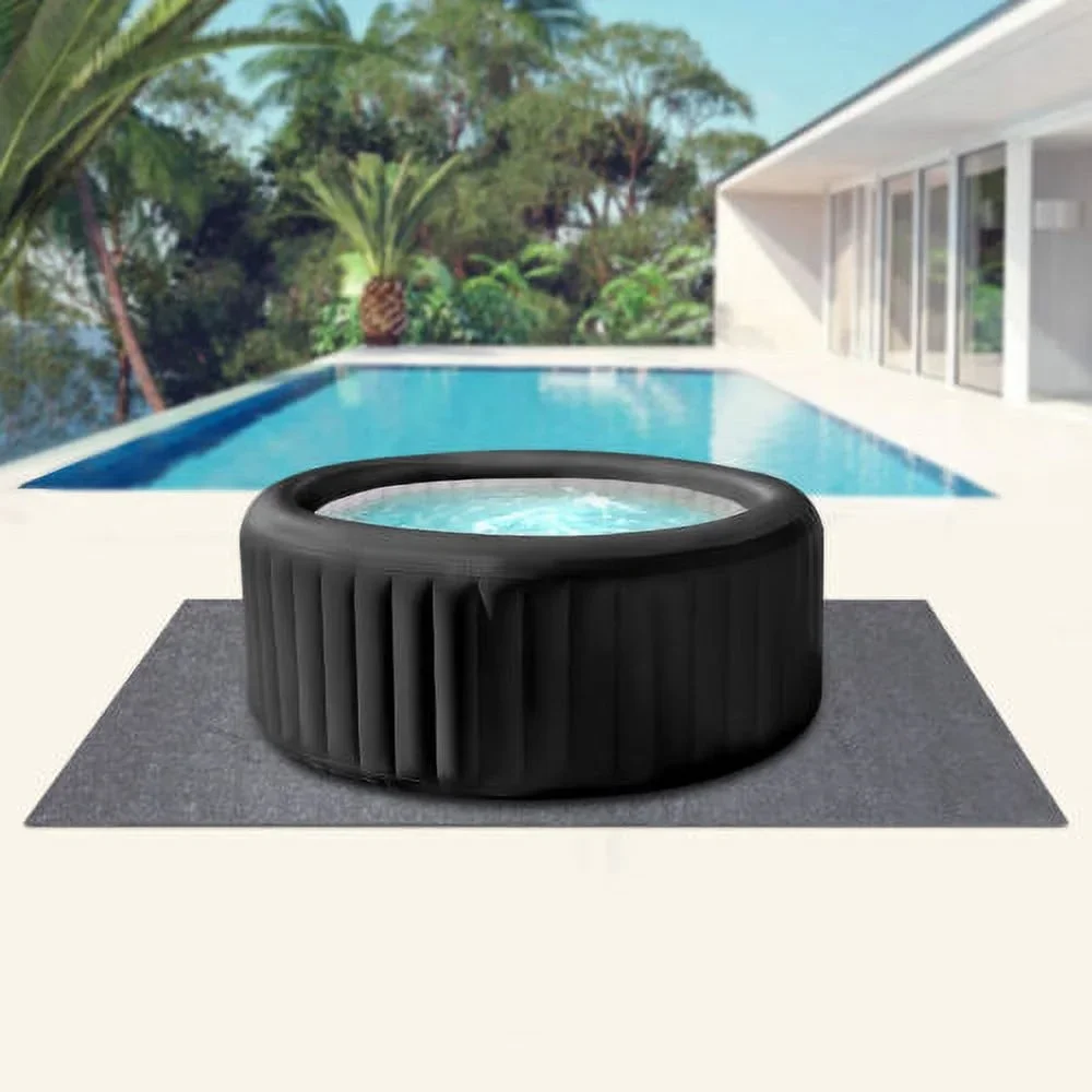 Everdaily Essentials 99''x74'' Extra Large Hot Tub Pad Inflatable Hot Tub Mat Outdoor Indoor Ground Ref. 1366
