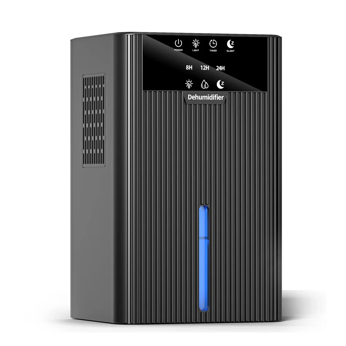 Ldyso Dehumidifiers for Home, 75 OZ Dehumidifier for Room with 7 Color Night Light,Auto Shut Off, Sleep Mode,24H Timer (800 sq. ft) Black 4667