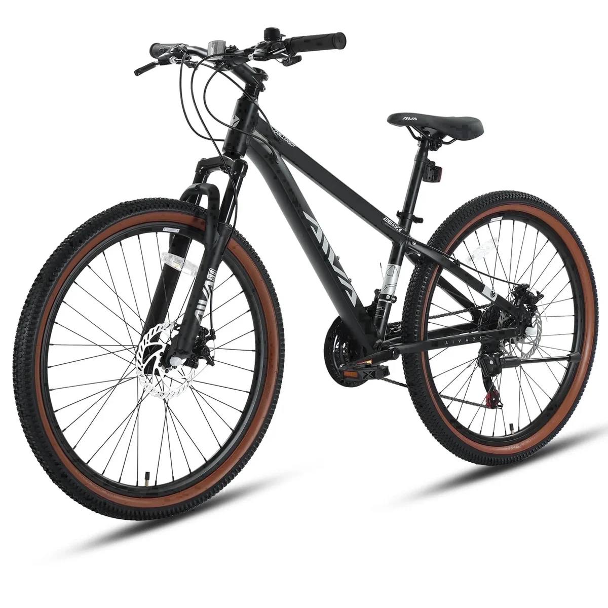 SPATIAL 26" Mountain bike,Aluminum Frame Bicycle,21 Speed Mountain Bicycles fits Men & Women 1410