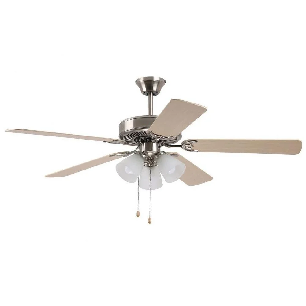 Litex - Hangdown - 5 Blade Ceiling Fan with Light Kit-18 Inches Tall and 52 3413
