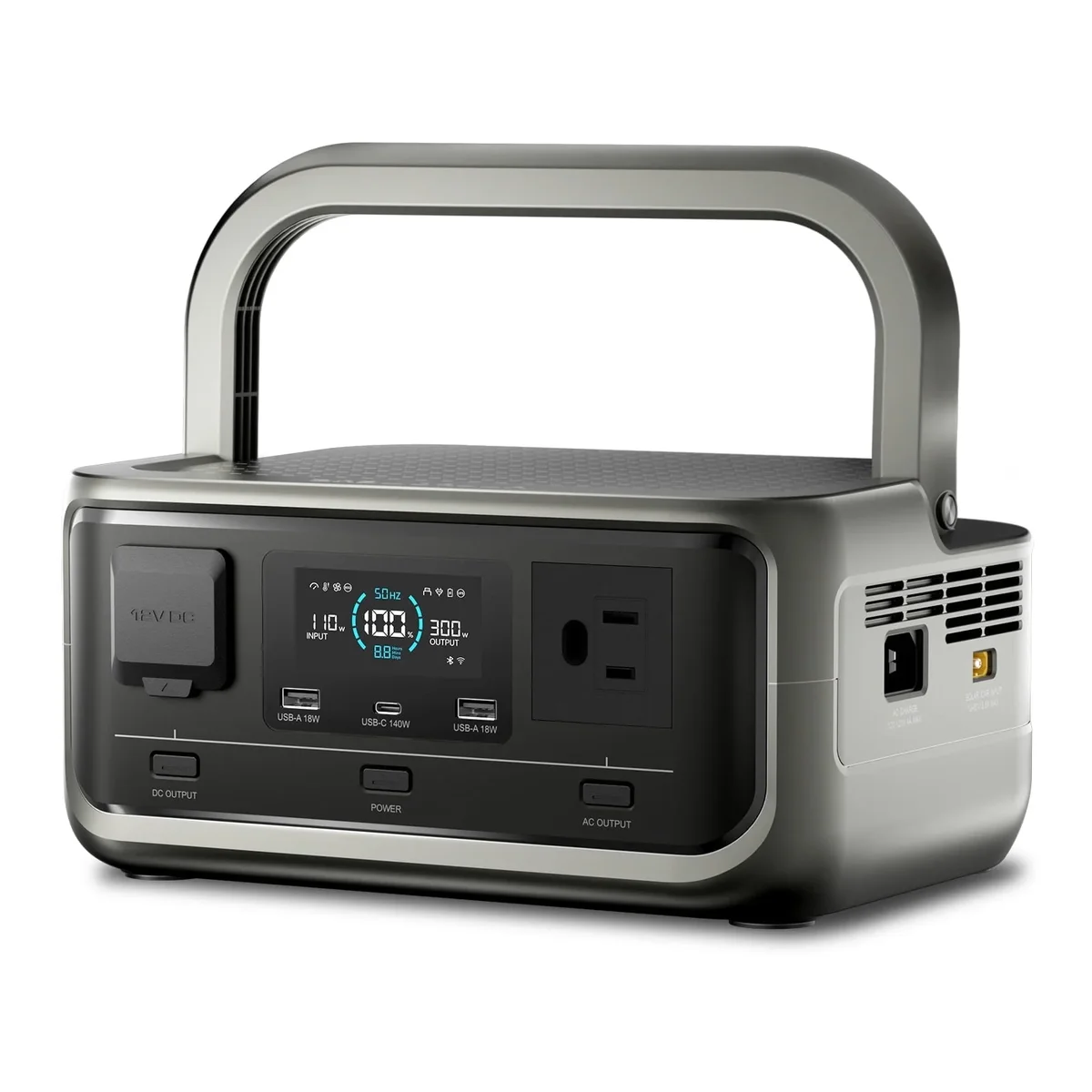 ALLPOWERS VOLIX P300 Portable Power Station, 256Wh LiFePO4 Battery, 300W AC Output (600W Surge), Solar & Car Charging for Camping, Travel & Power 2169