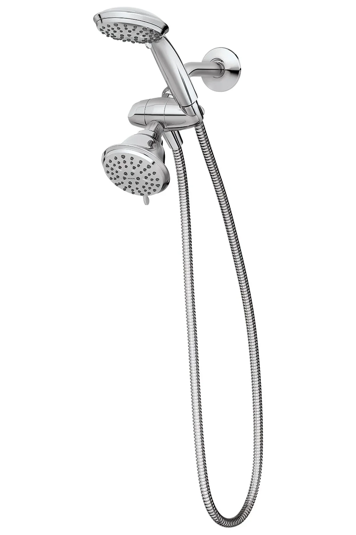 Everdaily Essentials Attune Chrome Bathroom Showerhead and Hand Shower Combo, 218C0 Ref. 7302