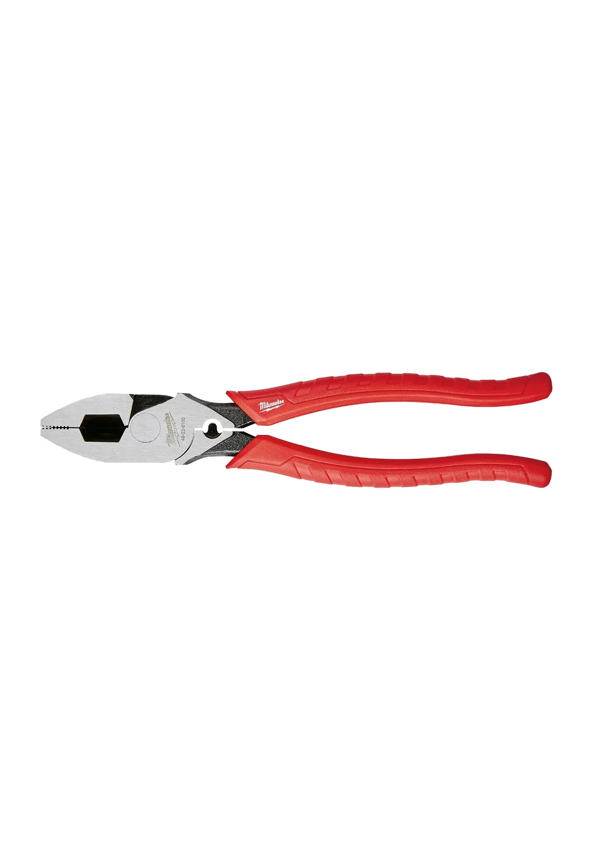 Milwaukee 48-22-6100 9 Inch Leverage Lineman Pliers w/ Crimper and Pipe Reaming Head Design 1062