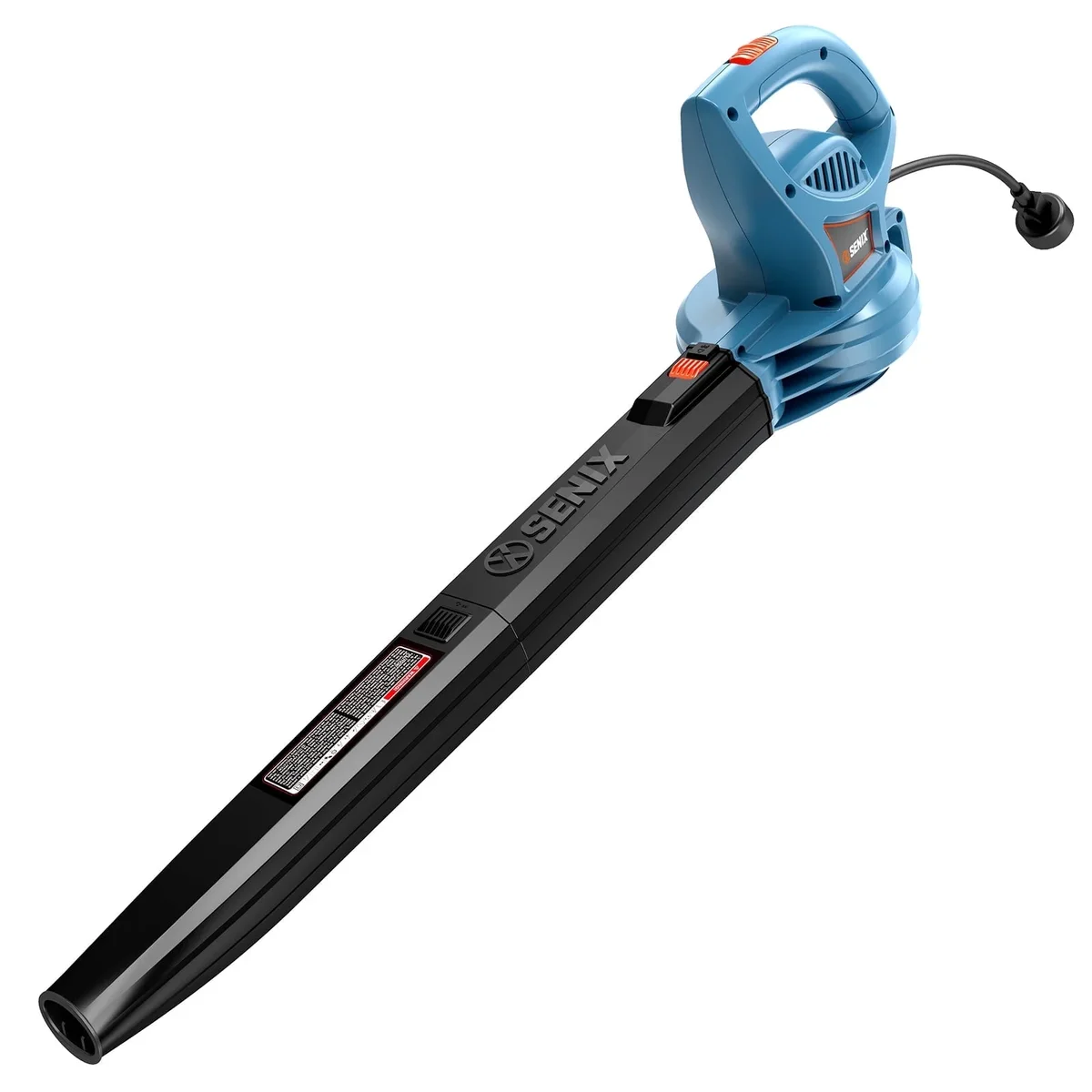 SENIX 120 Volt Max* 6 Amp Handheld Electric Leaf Blower, Up to 260 CFM and 155 MPH,  Lightweight Corded, (BLE06-L) 5718