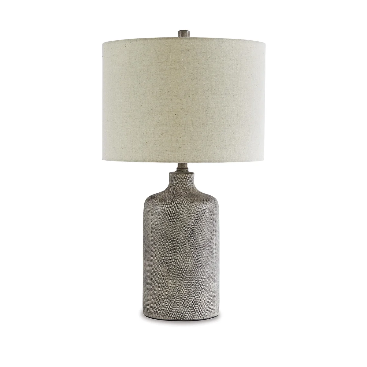 Signature Design by Ashley Contemporary Linus Table Lamp  Antique Black 0398