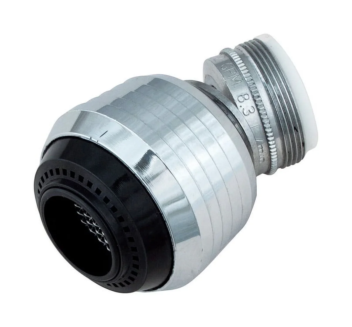 Whedon Products Whedon Standard Superspray Swivel Spray And Stream Aerator 2.2 Gpm 15/16 - 27 Abs,Brass,Chrome Male 9623