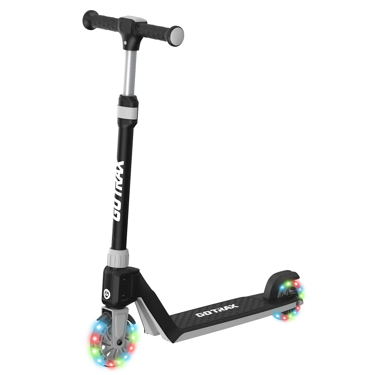 Gotrax K03 Kids Kick Scooter with 5" LED Light-Up Wheels, Lightweight 4.6 lbs, One-Click Detachable, Adjustable Handlebars, Anti-Slip Deck, Suppo 7870