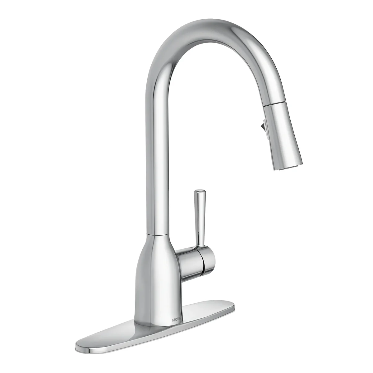 Moen Adler Chrome Single Hole One-Handle Pull Down Kitchen Faucet, 87233 0586