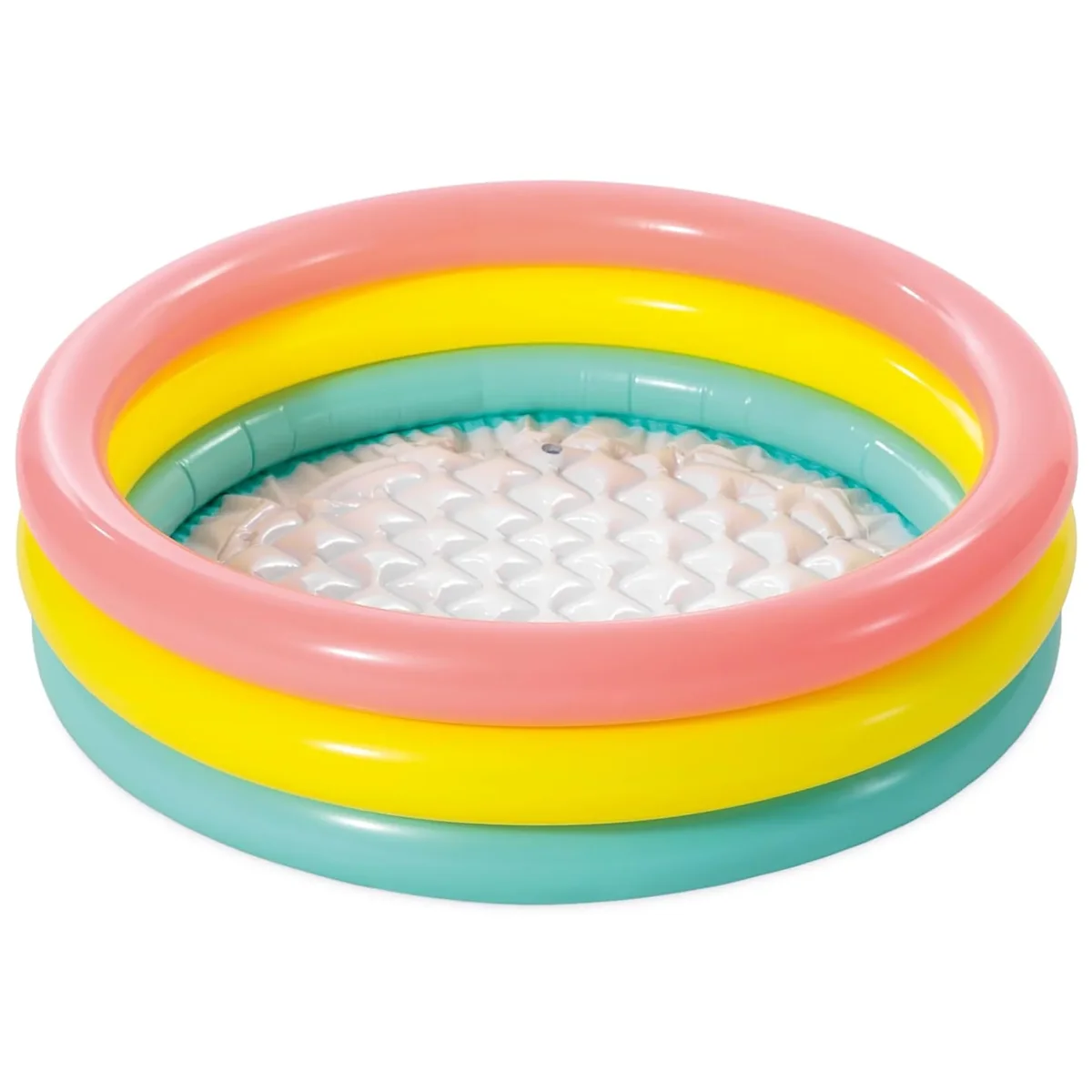 Intex: Inflatable Baby Pool - Sunset Glow - 34"x10", 3 Color Rings, Outdoor & Backyard, Water Splash Kiddie Pool, Soft & Durable, Toddlers-Kids A 7494