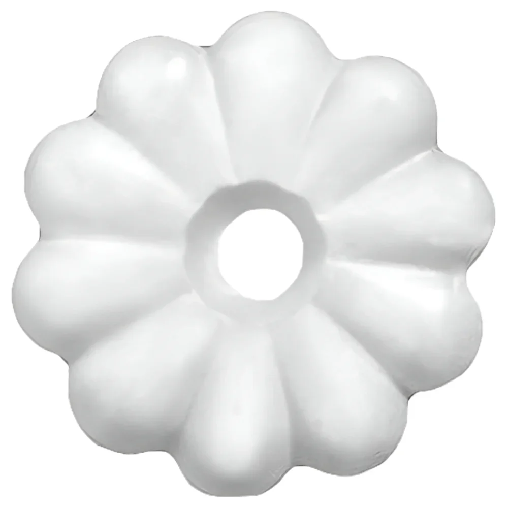 Everdaily Essentials 250 RV White 1-1/8" Ceiling Rosette Buttons w/Screws 6430
