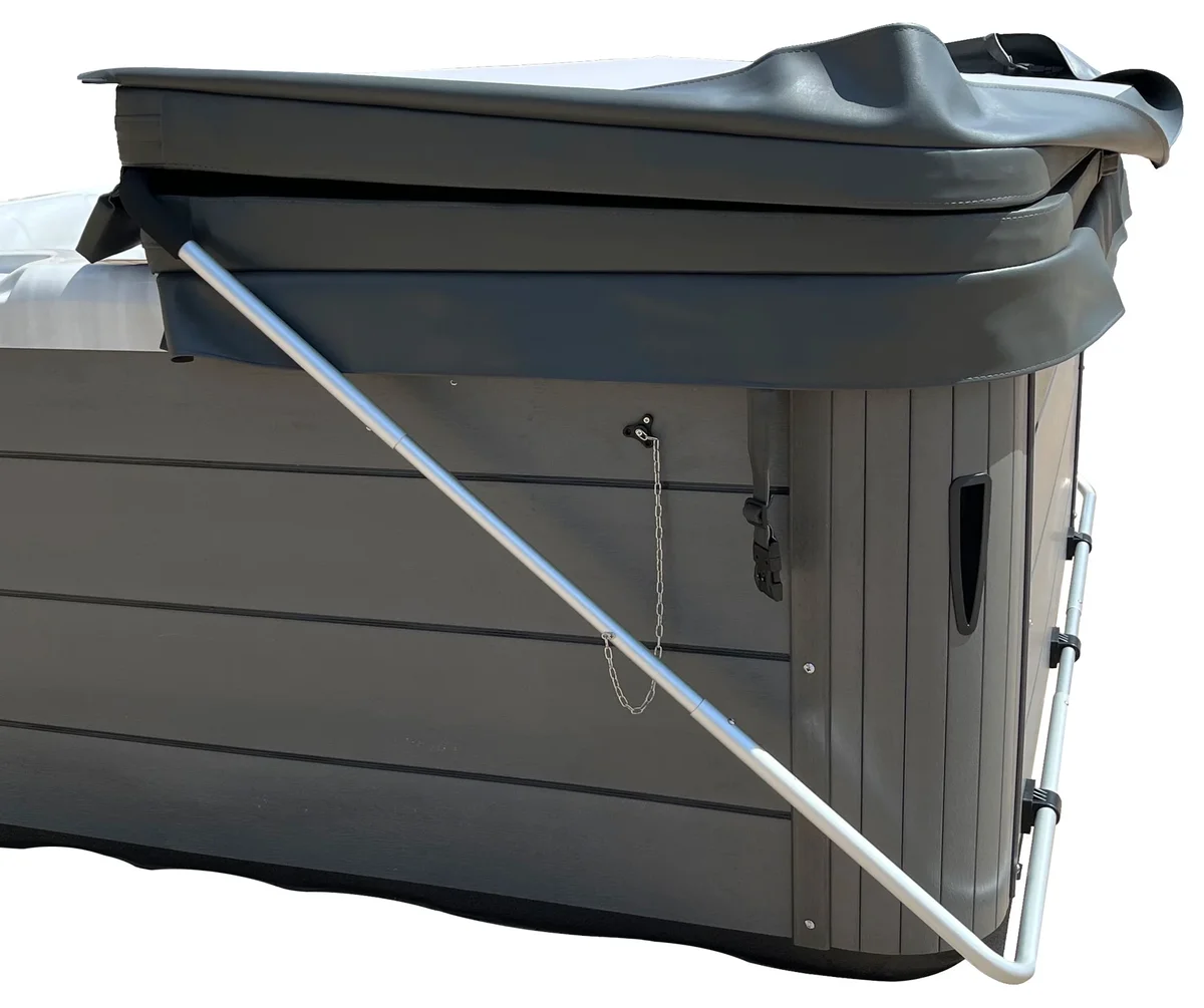 Everdaily Essentials Cover Lifts Fold Bottom or Deck Mount Spa & Hot Tub Cover Lift Removal Silver 11.53 lb Ref. 5697