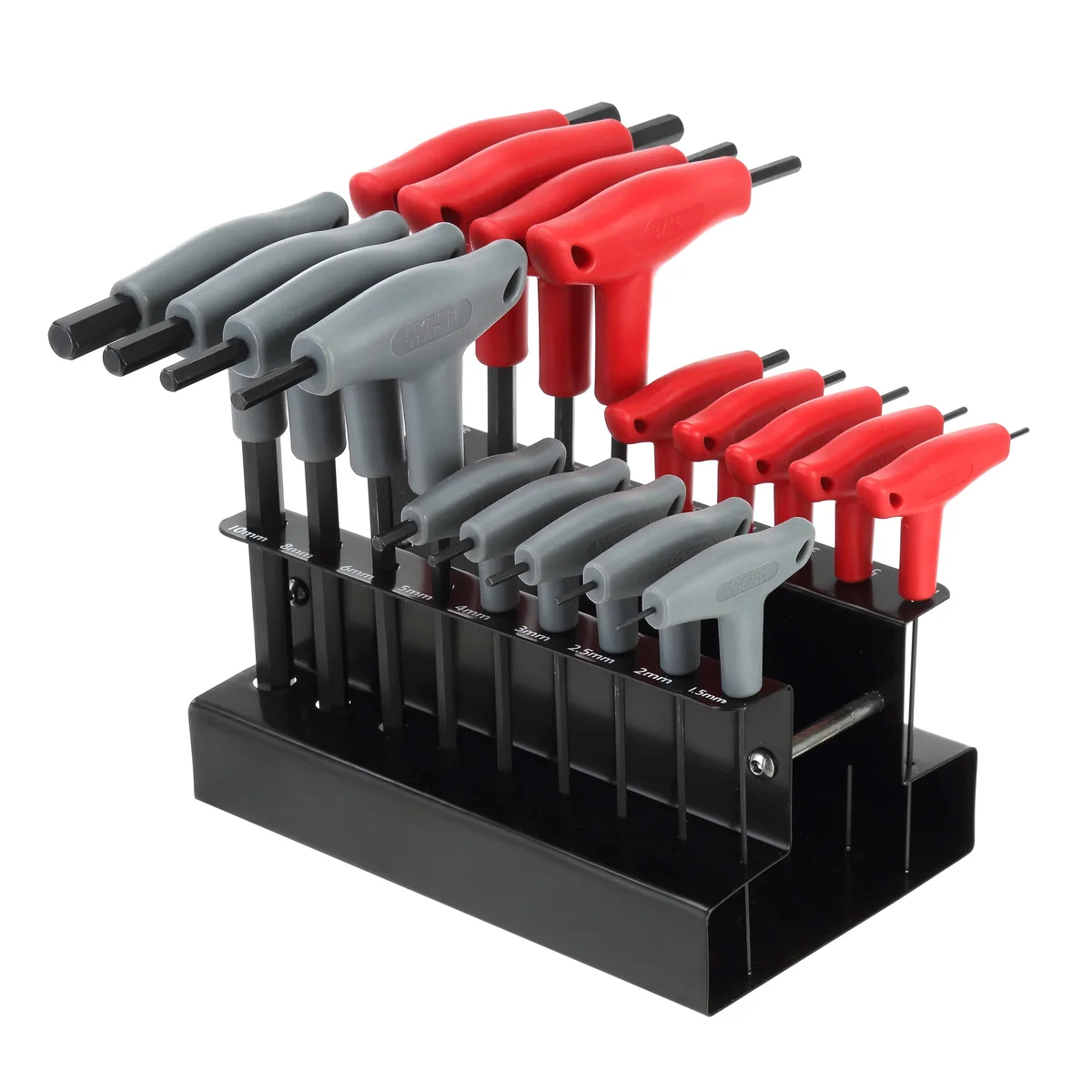 Hyper Tough 18PC T-Handle Ball End Hex Key Set 0845