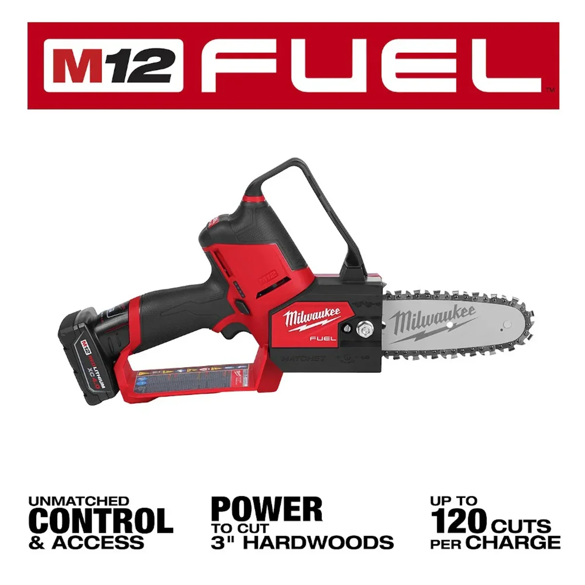 Milwaukee Tool M12 FUEL HATCHET 6&rdquo; Pruning Saw Kit 8949