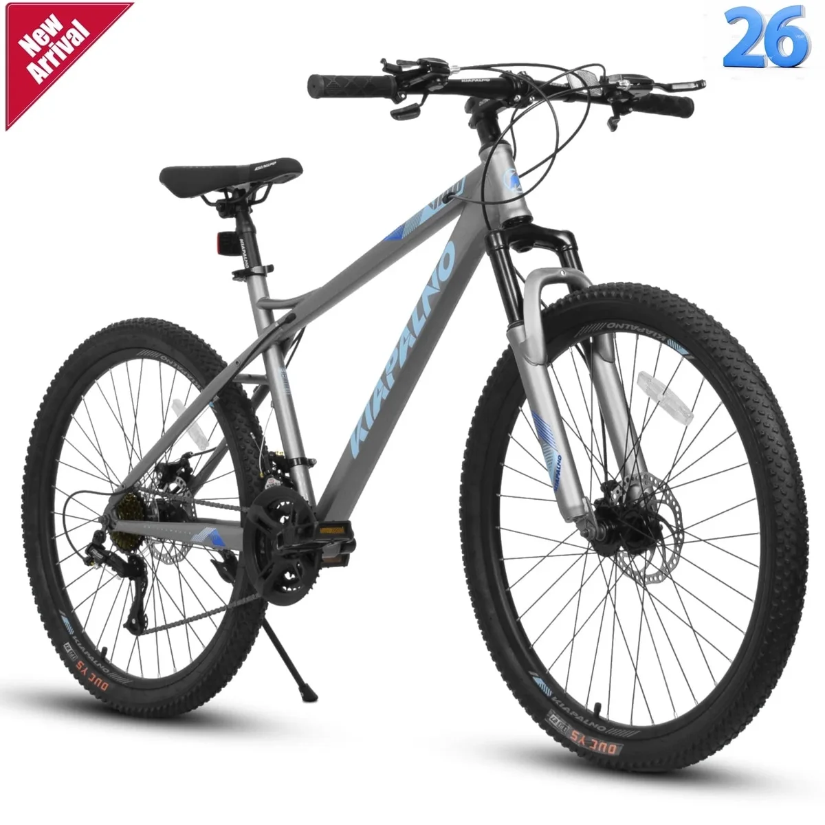 Ambifirner 26 inch Mountain Bike for Men, Adult Mens Bike with 21 Speed & Disc Brakes Adult Bicycle 5039