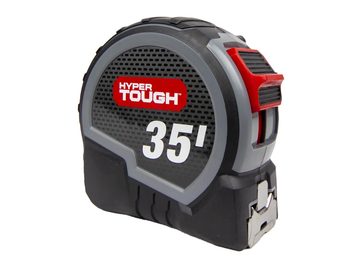Hyper Tough 35ft. Wide Blade Steel Tape Measure 6668
